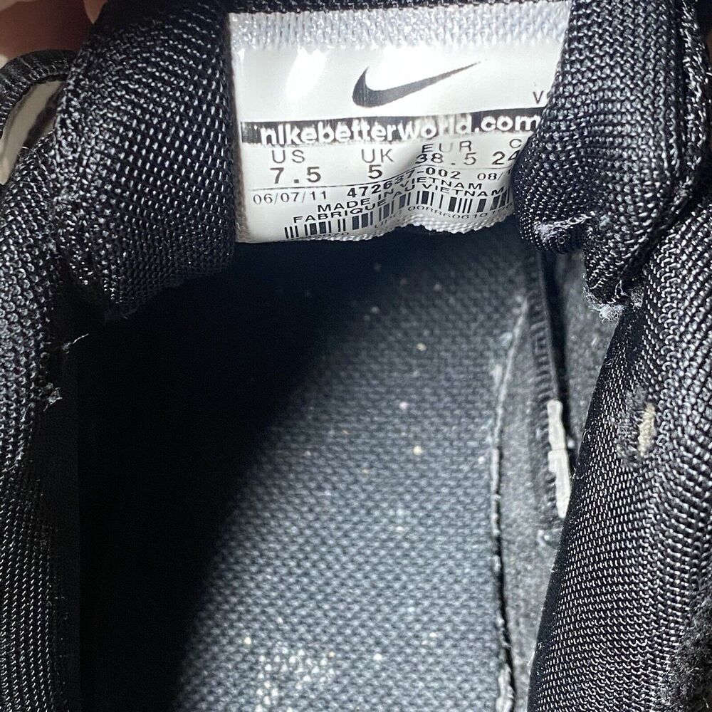 Nike Air Propel Tr Training Womens 7.5 Shoes Sneakers Black Silver 472637- 002 - Picture 9 of 10